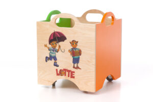 Mänguasja kast Lotte ratastega